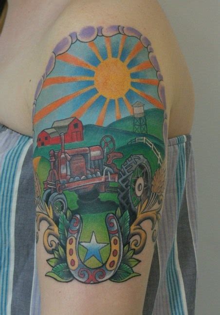 Pin By Back At The Barn On Sounds Like Me Farm Tattoo Tattoos