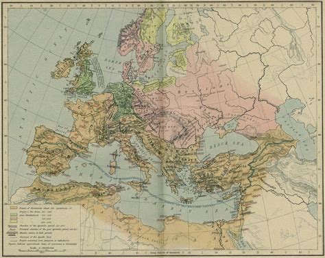 Ancient Maps Of Europe 442referencemaps Maps Historical Maps World