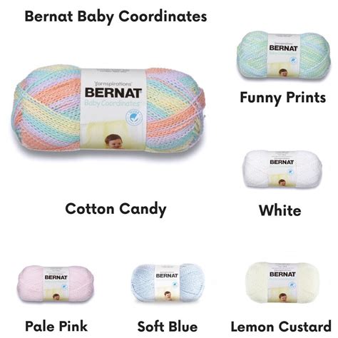Bernat Baby Coordinates Yarn Mulitple Colours Cotton Candy Etsy Canada