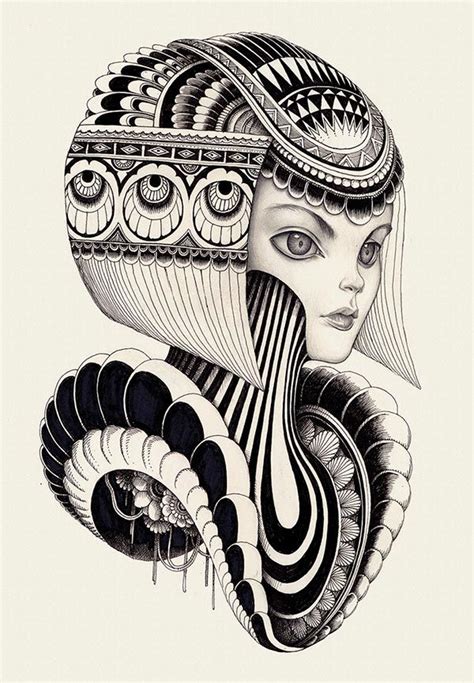 The Union Of Pencil And Pen To Create Surreal Illustrations Creative