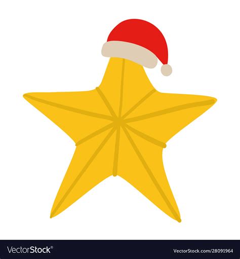 Merry Christmas Star Design Royalty Free Vector Image