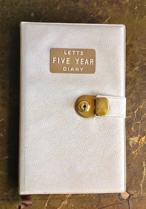 Letts Five Year Diary Lockable Diary Letts Diary