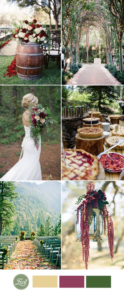 Top 10 Fall Wedding Color Ideas For 2017 Trends
