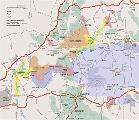 Maps Grand Canyon National Park Us National Park Service