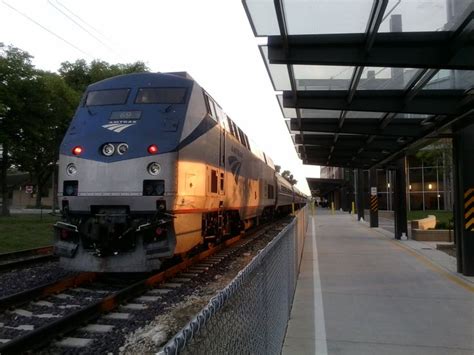 Amtrak Lincoln Service At New Station In Normal Il Usa Amtrak St