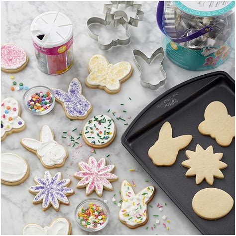 Wilton 2308 5008 18 Piece Metal Easter Cookie Cutter Set 65 In On