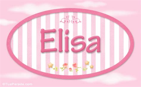 Nomes Decorativo De Beb Elisa Para Imprimir Nomes Femininos Decorativos Cart Es