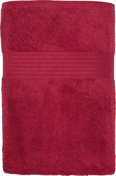 Brylanehome Oversized Cotton Bath Sheet Towel Crimson Red
