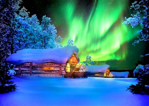 Extraordinary Lapland Northern Lights Break With An Igloo