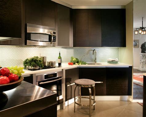And perhaps the most important kitchen essentials: Apartment Size Kitchen | Houzz