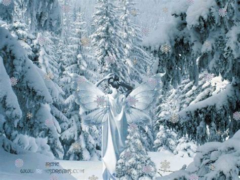 Winter Fairies Wallpaper Wallpapersafari