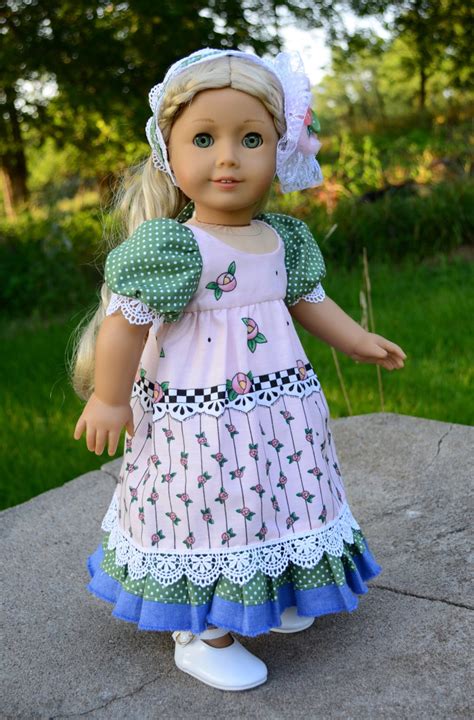 pdf doll clothes dress pattern fits 18 american girl etsy