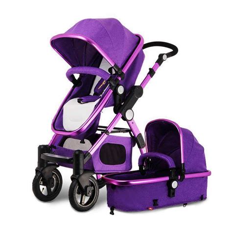 Luxury Baby Stroller 3 In 1 With Car Seat Safe And Comfortable
