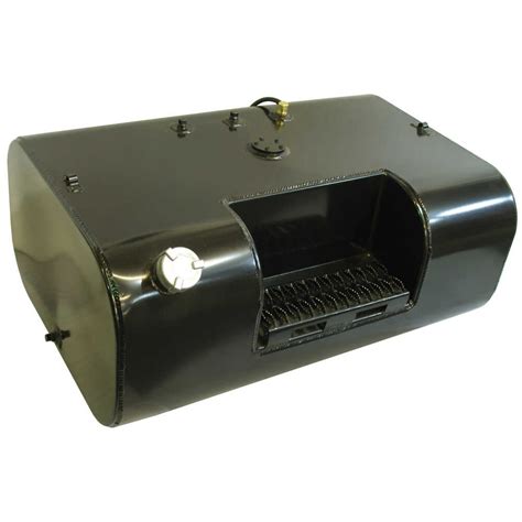 50 Gallon Rectangular Steel Fuel Tank With Step Left Side Mill