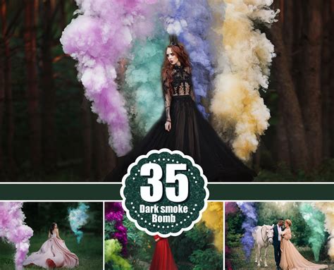 Buy 35 Smoke Bomb Overlay Photoshop Smoke Bombs Color Colored Smoke
