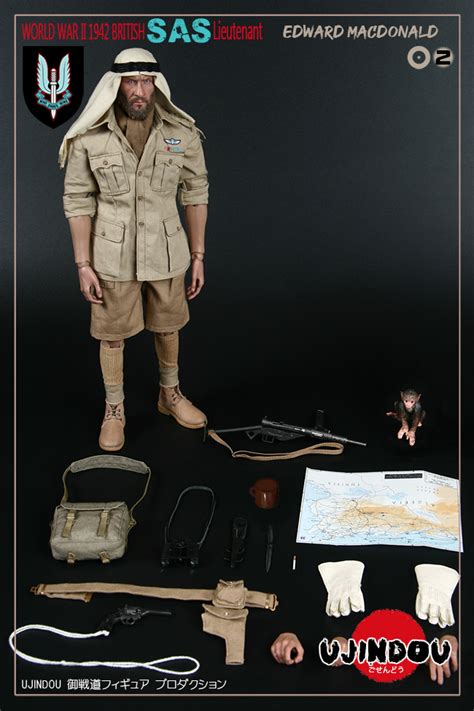 Spielzeug Ujindou 16th Scale Ww2 British Sas Soldier Duffel Coat David