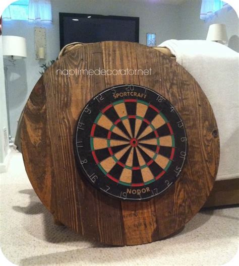 It's a great way to upcycle. Our Freebie DIY Dartboard Project | Dart board, Dart board wall