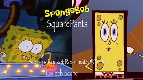 SpongeBob SquarePants Sandys Rocket Reanimated Collab Launch Scene