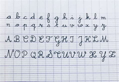 French Cursive Practice Day 1 Handwriting