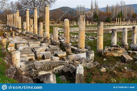 Preserved Elements Of Architecture Of Hadrianic Baths In Aphrodisias