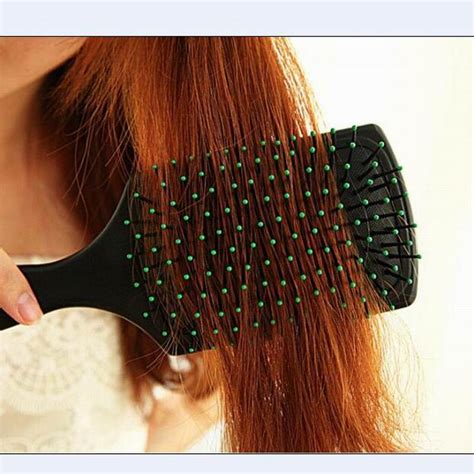 good quality 24cm air cushion hairdressing hair brush detangle head scalp massage comb as hair