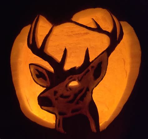 Deer Pumpkin Carving By James Finley Halloween Pumpkin Carving