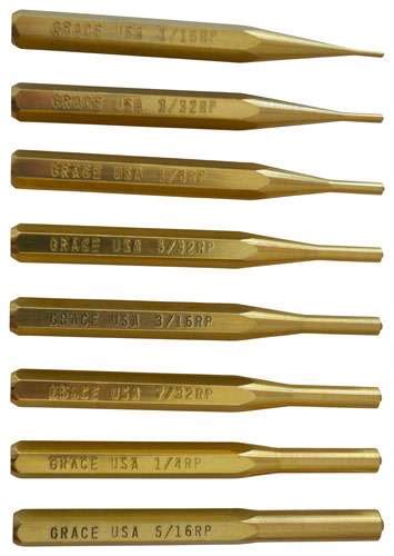 Grace Usa Punch Set Roll Pin Punch Set Of Brass Range Usa