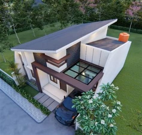 Desain Rumah Atap Miring Satu Sisi Yang Menarik Desain Id