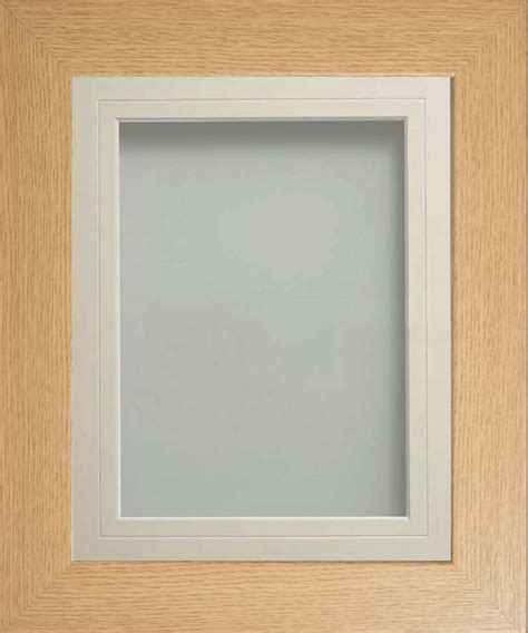 Watson Beech 30x20 Frame With Ivory V Groove Mount Cut For Image Size