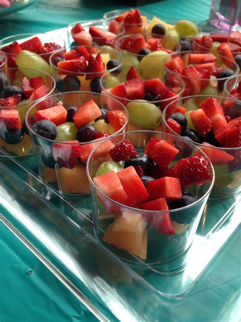 · this is the best pasta salad i've ever eaten, and people request it frequently. Mini fruit cups | Food, Fruit cups