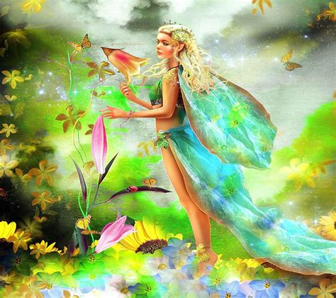 Spring Fairy Wallpapers Wallpaper Cave