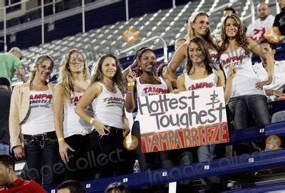 Photos And Pictures Players From The Lingerie Football League S Tampa Breeze Watch As The