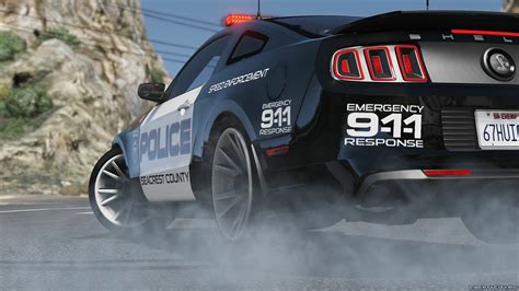 Скачать Ford Shelby Gt500 Hot Pursuit Police Add On Replace