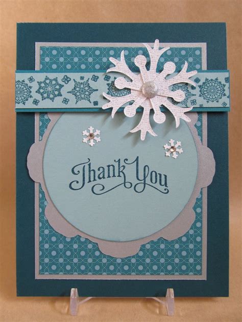 Browse through thousands of existing thank you card designs or your family and friends have organized an amazing baby shower for you and you are entirely grateful. Savvy Handmade Cards: Snowflake Thank You Card