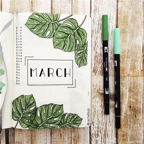 27 Best March Bullet Journal Monthly Cover Page Ideas The Thrifty