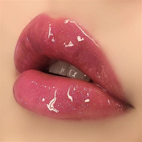 red glossy and full lips image 7858384 on