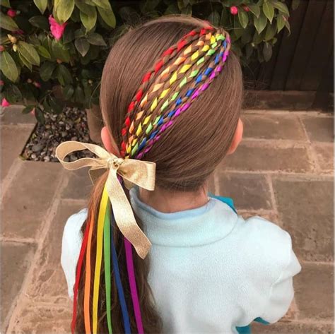 Rainbow Braids Are A Great Idea For Hairdos To Show Your Irish Pride
