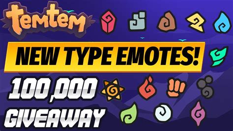 Temtem All New Typing Emote Animations 100k Pansuns Giveaway Youtube