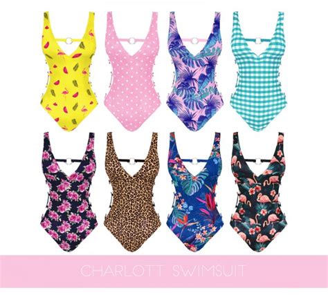 Swimsuits Sims 4 Maxis Match Cc