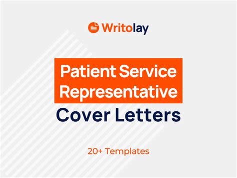 Patient Service Representative Cover Letter Example 4 Templates Writolay