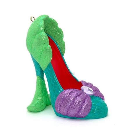Ariel Shoe Ornament Chaussures De Princesse Chaussures Disney Belle Chaussure