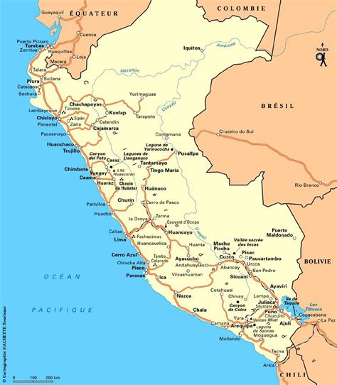 Carte Du Pérou Carte Du Pays En Amérique Du Sud Villes Géographie