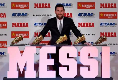 lionel messi wins record fifth golden shoe award soccer cleats 101
