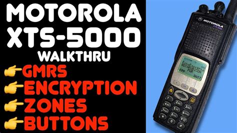 Motorola Xts5000 My Xts 5000 Configuration And How I Use Gmrs