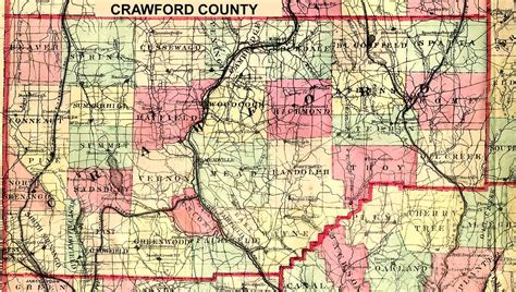 Crawford County Pennsylvania Maps And Gazetteers