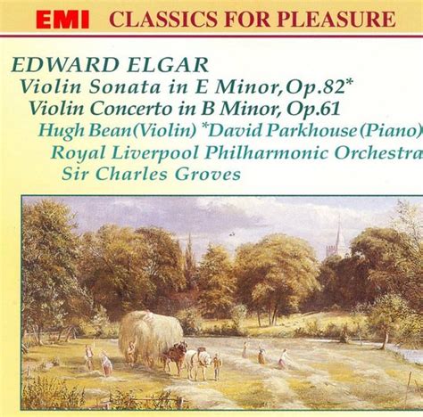 Elgar Violin Sonata Violin Concerto Charles Groves Cd Album