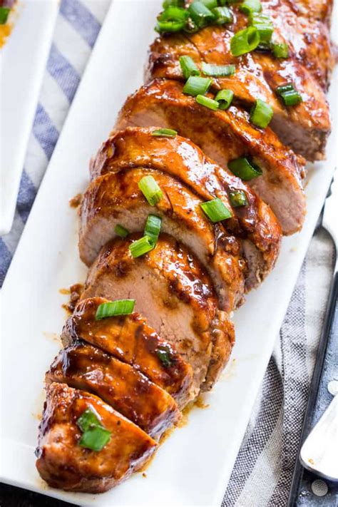 I drizzled the marinade over all and roasted for 15 minutes at 400, then lowered the temp to 350 and roasted an additional 30 minutes. Paleo Pork Tenderloin with Teriyaki Sauce {Whole30} | The ...