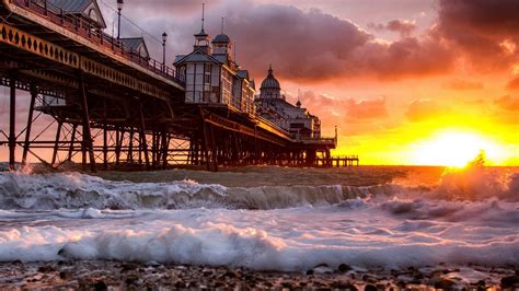 Wallpaper 2048x1152 Px Architecture Building Clouds Coast