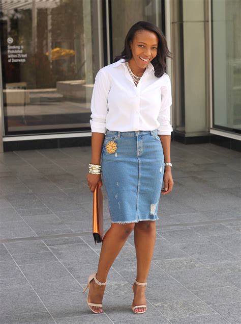 Nusophisticate June 2013 Denim Fashion Distressed Denim Skirt