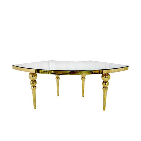 luxembourg serpentine dining table glam party rentals